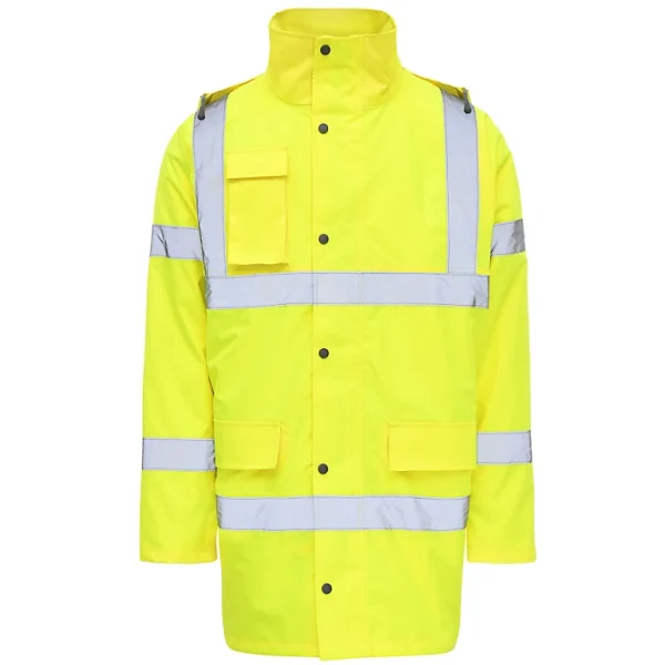 soldes officiel Castorama Veste De Circulation Imperméable Haute Visibilité Jaune Taille L 1